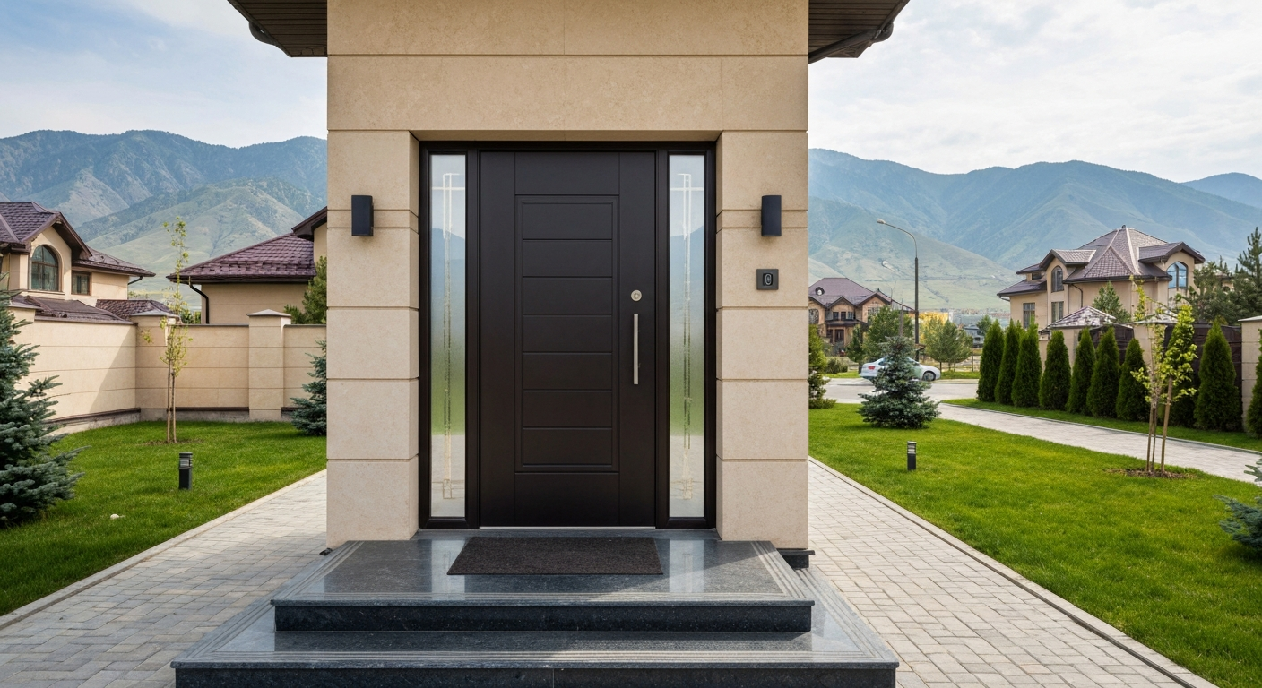 Входные двери для частных домов в Алматы — по районам и типам застройки — Metako