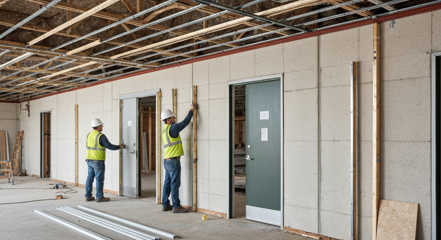 Противопожарные двери: вид, свойства и правила монтажа