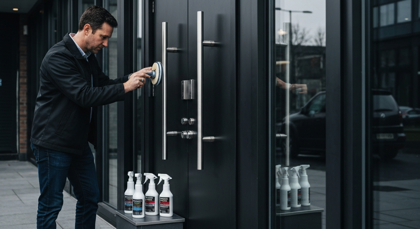 Уход за входной дверью: металл, отделка, фурнитура